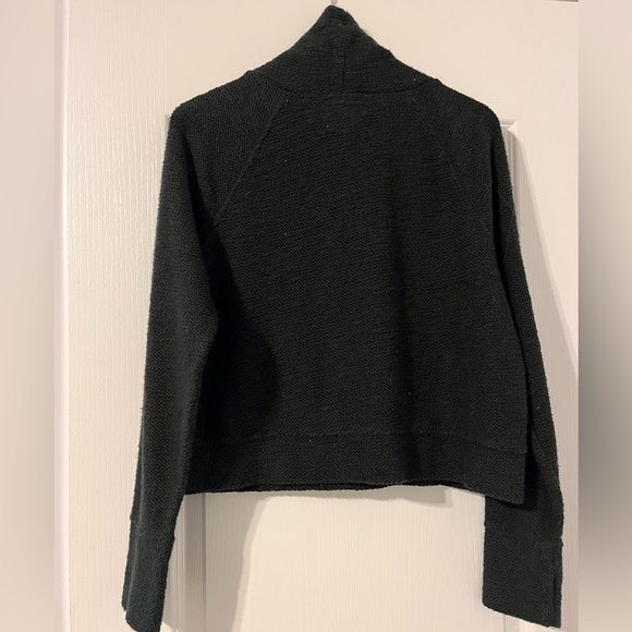 OFFLINE by AERIE | Snowday Mock Neck Sweatshirt | Black | Medium - Picture 3 of 5